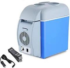 Durvuddi 7.5 Litres Mini Refrigerator Portable Freezer Cooler Warmer Fridge For Auto Car Travel Fridge Freezer For Car, Camping, Travel, Road Trip Multi`COLOR