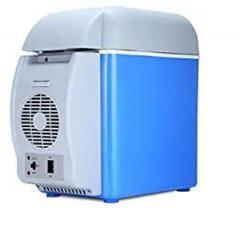 Elnixa 7.5 Litres 12V ABS Multi Function Auto Car Mini Fridge Travel Refrigerator Home Cooler Freezer, Warmer For Travel Lover | Blue