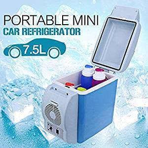 Fainlist 7.5 Litres Portable Mini Car Fridge Freezer Cooler Warmer 12V Camping Travel Refrigerator