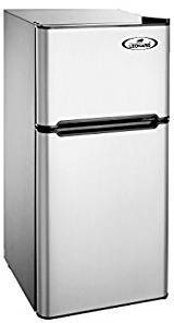Leonard 120 Litres USA Mini Refrigerator Based On American Technology Double Door With Separate Freezer Compartment