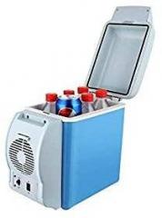 Ollies 7.5 Litres Mini Car Refrigerator Portable Thermoelectric Car Compact Fridge Freezer DC 12V Travel Home Electric Cooler And Warmer Durable Portable Cold Compact Fridge