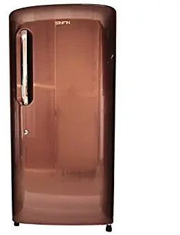 Sinfin 225 Litres Brown Energy Saving Direct Cool Single Door Refrigerator Metallic Body