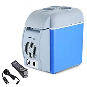Sndp 7.5 Litres : Mini Refrigerator Portable Freezer Cooler Warmer Fridge For Auto Car Travel