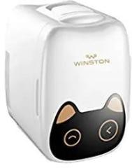 Winston 6 Litres Mini FridgeAC/DC Portable Thermoelectric Cooler & Warmer Refrigerator For Face Sheet Mask, Serum And Other Household Items