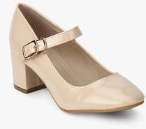Addons Beige Mary Jane Belly Shoes women