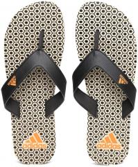 Adidas Black & Beige Beach Print Max Out Flip Flops men