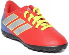 Adidas Boys Red NEMEZIZ Messi 18.4 TF Football Shoes