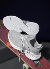 Adidas Grey Alphabounce Instinct Running Shoes women