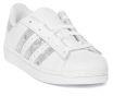 Adidas Originals White Superstar C Leather Sneakers girls