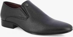 Alberto Torresi Black Slip On Formal Shoes men