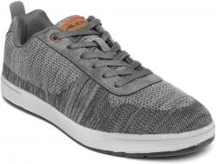 Alcis Grey Patterned Sneakers men
