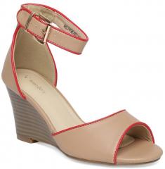 Allen Solly Pink Synthetic Sandals women