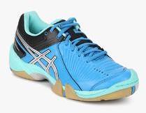 Asics Gel Domain 3 Blue Indoor Sports Shoes men