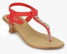 Bata Trims Red Sandals women