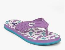 Beanz Purple Flip Flops boys