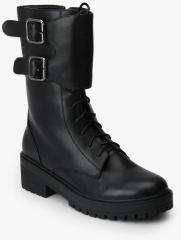 Carlton London Black Flat Boots women
