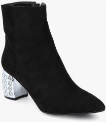 Carlton London Black Heels Boots women