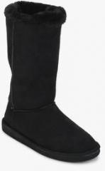 Carlton London Calf Length Black Snug Boots women