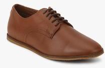 Carlton London Derby Tan Formal Shoes men