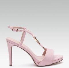 Carlton London Pink Solid Sandals women