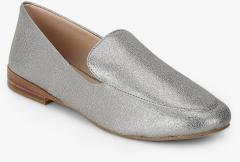Carlton London Silver Loafers Casual Shoes women