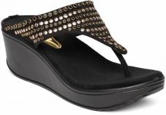 Catwalk Black Synthetic Regular Sandals women