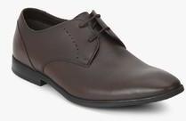 Clarks Bampton Lace Brown Derby Formal Shoes men