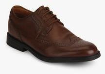 Clarks Beckfieldlimit Brown Derby Formal Shoes men