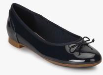 Clarks Couture Bloom Navy Blue Belly Shoes women