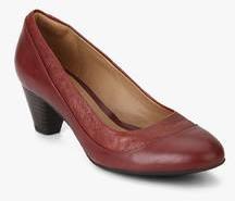 Clarks Denny Harbour Maroon Belly Shoes women
