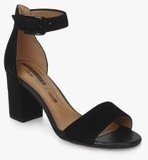 Clarks Deva Mae Ankle Strap Black Sandals women
