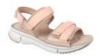 Clarks Pink Solid Leather Sports Sandals women