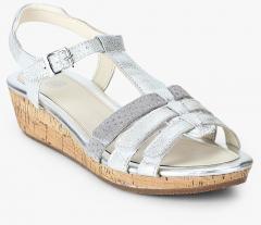 Clarks Silver Sandals girls