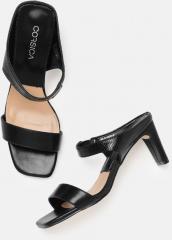 Corsica Black Solid Sandals women