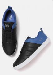 Crew Street Black & Blue Colourblocked Sneakers men