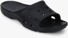 Crocs Black Sliders men