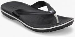 Crocs Black Solid Thong Flip Flops women