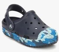 Crocs Bump It Camo Navy Blue Clogs boys