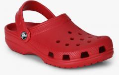 Crocs Classic Red Clogs girls
