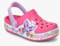 Crocs Crocband Butterfly Pink Clogs girls