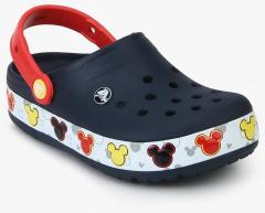 Crocs Crocband Mickey Fnlb Lights K Navy Blue Clogs girls