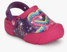 Crocs Funlab Lights Pink Clogs Sandals girls