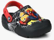 Crocs Funlab Lights Spiderman Black Clog Sandals boys
