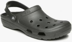 Crocs Grey Solid Clogs women
