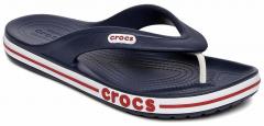 Crocs Navy Blue Solid Thong Flip Flops women