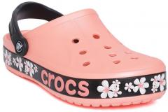 Crocs Peach Synthetic Clogs women