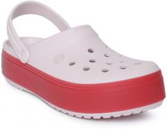 Crocs Pink Synthetic Clogs women