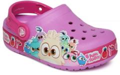 Crocs Purple Synthetic Clogs girls