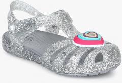 Crocs Silver Sandals girls