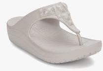 Crocs Sloane Crystal Grey Flip Flops women